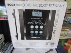 Body Tone Super Slim Digital Body Fat Scale Unchecked & Boxed (See Image)