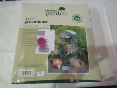 King Fisher 4 Tier Gardenhouse, Unchecked & Boxed.