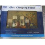 Fusion Food Care Glass Chopping Board See Image For Design New & Packaged