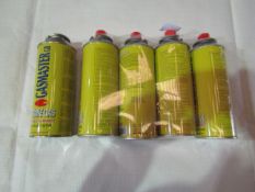 4x Gas Master Butane Gas, Unchecked, Look Unused