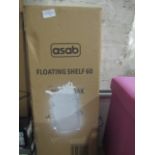 2 X 60 CM Floating Shelvesoak Unchecked & boxed