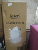 2 X 60 CM Floating Shelvesoak Unchecked & boxed