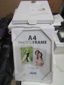 10 X Asab A4 Photo frames All Unchecked & Packaged
