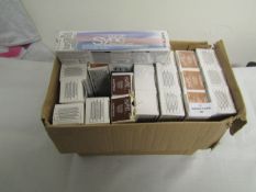 Box Containing Approx 21 PKs of Matrix Color Sync Brunette All Unchecked