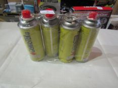 4x Gas Master Butane Gas, Unchecked, Look Unused