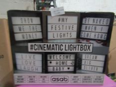 Cinematic Lightbox Unchecked & boxed