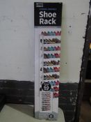 Home Smart Strong Durable Shoe Rack Holds Upto 50 Pairs Of Shoes Size 90X16X140CM Unchecked & Boxed