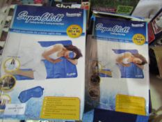 2X Dreamscape Superchill Cooling Gel Mats & Cooling Gel Eye Masks Both Unchecked & Boxed