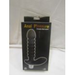 Aphrodisia - Anal Pleasure Ribbed Explorer Vibration Sex Toy - New.
