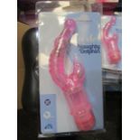 Aphrodisia Battery Powered Waterproof Multi-Speed Crystal Naughty Dolphin, Pink - New & Packaged.