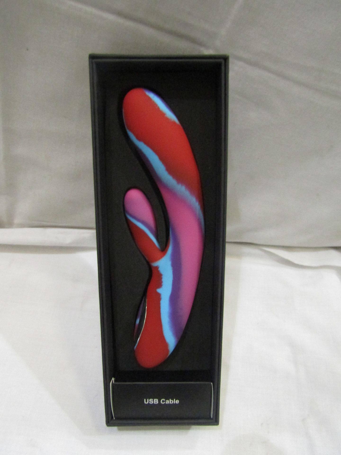 Rainbow Coloured Vibration Sex Toy - New.