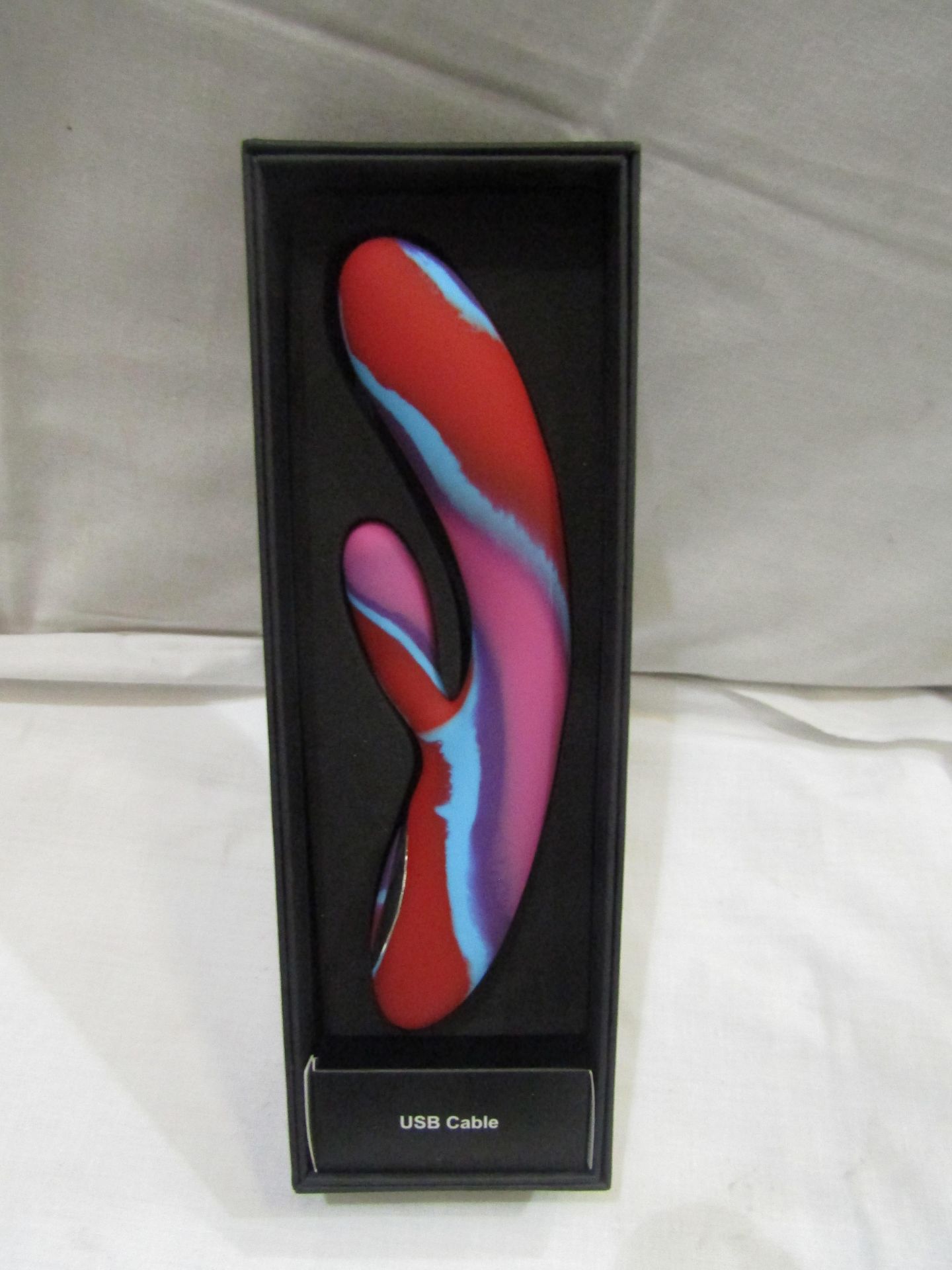 Rainbow Coloured Vibration Sex Toy - New.