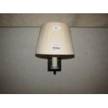 Chelsom - Black Wall Light With Ivory 23cm Shade - New.