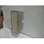 1x Chelsom - Brass Wall Light With Rectangular Stone 32cm Shade - New.