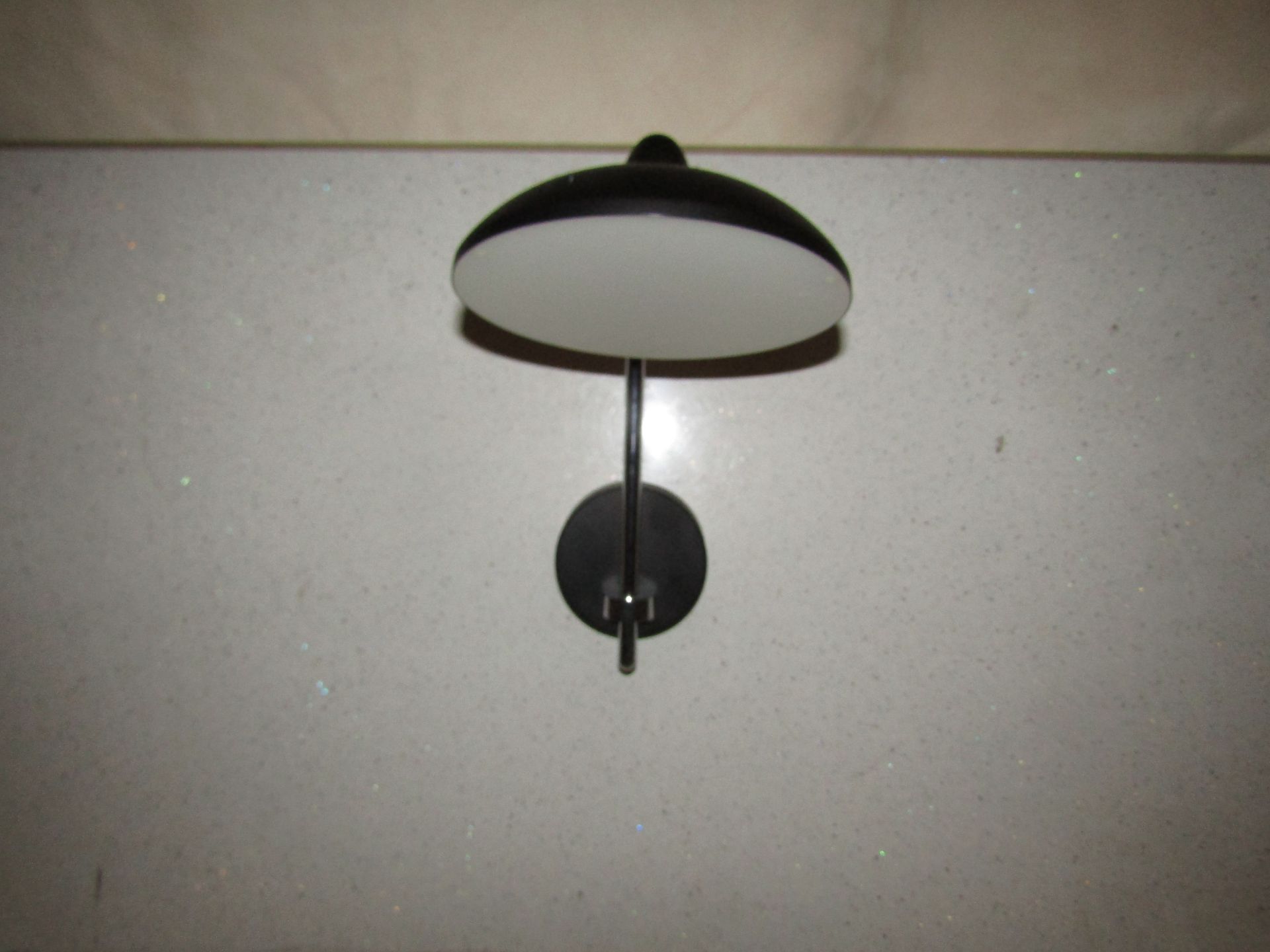 Chelsom - Chrome & Black Adjustable Angle LED Wall Light - New & Boxed.