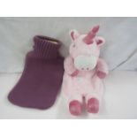 2 Various Hot Water Bottles - See Image For Designs - No Packaging.