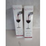 2x TheWave - Wine Purifiier & Aerator - Cures Hangovers. New & Boxed.