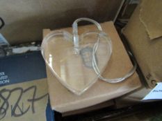 Set of 3 LED Hanging Heart Decoration - New & Boxed.