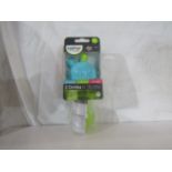 2x BrotherMax - Blue & Green 215ml 2-In-1 Drinks Bottle - New & Packaged.