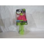 2x BrotherMax - Pink & Green 215ml 2-In-1 Drinks Bottle - New & Packaged.