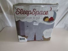 BabyHub - SleepSpace Teepee Cover & Mat / ORANGE - Unchecked & Box Dirty.