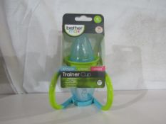 2x BrotherMax - Blue & Green 170ml Trainer Cup - New & Packaged.