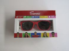 2x Suneez - Red Sunglasses / 3-8 Years - New & Boxed.