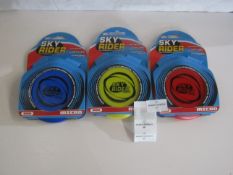 12x Wicked - Micro Sky Riders - Assorted Colours - New & Boxed.