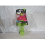 2x BrotherMax - Pink & Green 215ml 2-In-1 Drinks Bottle - New & Packaged.