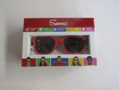2x Suneez - Red Sunglasses / 3-8 Years - New & Boxed.