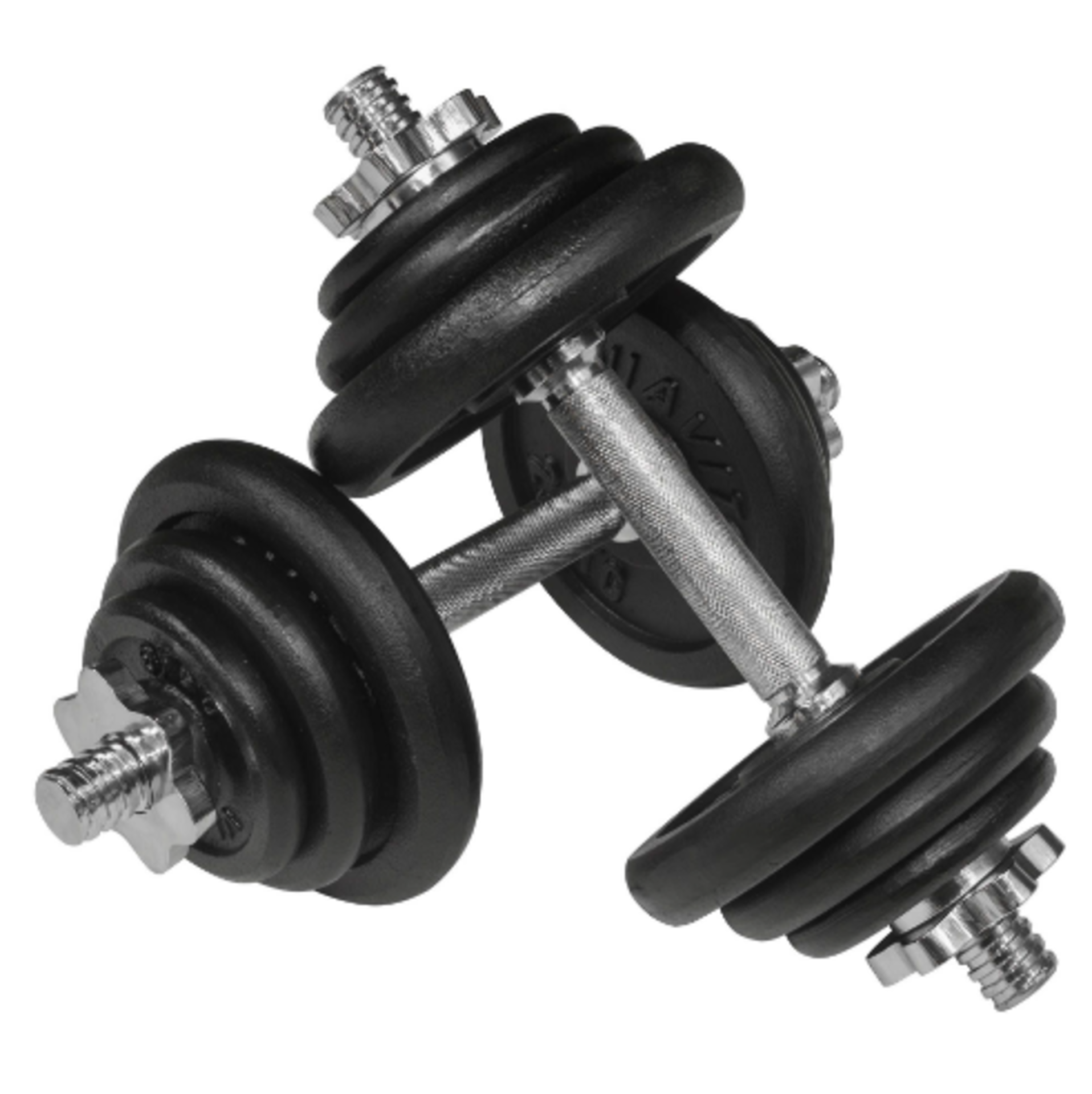 Viavito - Cast Iron Dumbbell Set 10KG - Unchecked & Boxed.