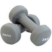 Viavito Neoprene Dumbbell-2x3kg RRP 20 About the Product(s) Viavito Neoprene Dumbbell-2x3kgThe