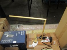 Heals Saber LED Desk Lamp Gold MT18001070-1A GOL RRP 129 RRP 129
