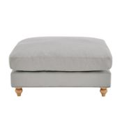 Dusk Hampshire Pouffe - Light Grey RRP 229About the Product(s)Bring a touch of tradition and classic