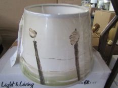 Coastal Birds Lampshade Small. Size: D20 x D13 x H13cm - RRP ?50.00 - New & Packaged. (335)