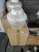 Filigree Moroccan Design Buddah Pendant Light Small. Size: D18 x H35cm - RRP ?165.00 - New &