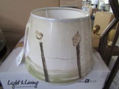 Coastal Birds Lampshade Small. Size: D20 x D13 x H13cm - RRP ?50.00 - New & Packaged. (335)