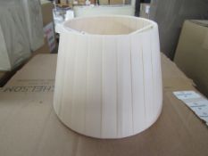 5x Chelsom Ivory 18cm Shade - Model: QKE/7/SC/IVPL - New & Packaged.