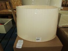 Chelsom Oval 40cm Ivory Shade - Model: QKO/16/IVPL - New & Packaged.