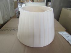 5x Chelsom Ivory 18cm Shade - Model: QKE/7/SC/IVPL - New & Packaged.