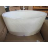 Chelsom Oyster Oval 55cm Shade - Model: QEL/22/OY - New & Boxed.