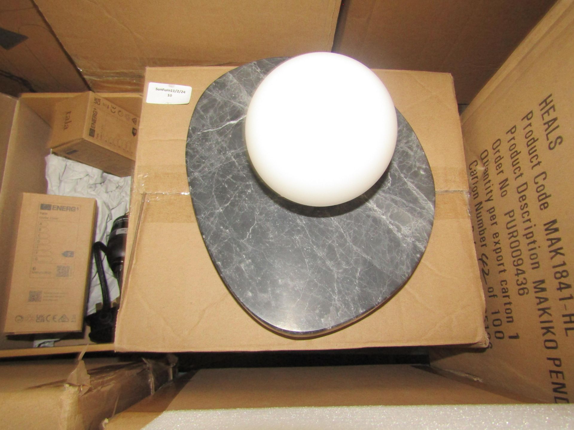 Heals Element Marble Wall Light Grey IP44 RRP 159About the Product(s)Element Marble Wall Light - Image 2 of 2