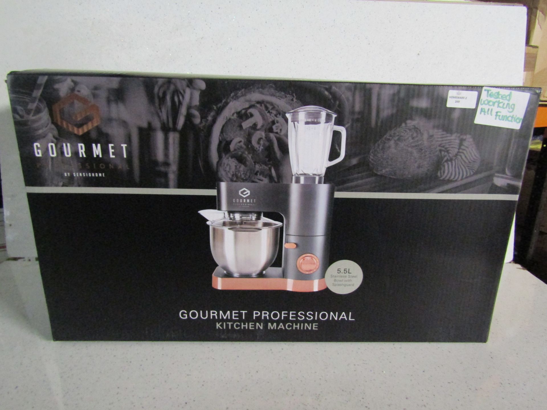 Gourmet Pro Bake and Blend Stand Mixer with Blender Jug GPKM01 RRP 150About the Product(s)There's - Image 2 of 2