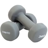 Viavito Neoprene Dumbbell-2x3kg RRP 20About the Product(s)Viavito Neoprene Dumbbell-2x3kgThe Viavito