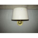 Chelsom - Brass Wall Light With Cream 30cm Shade - New.