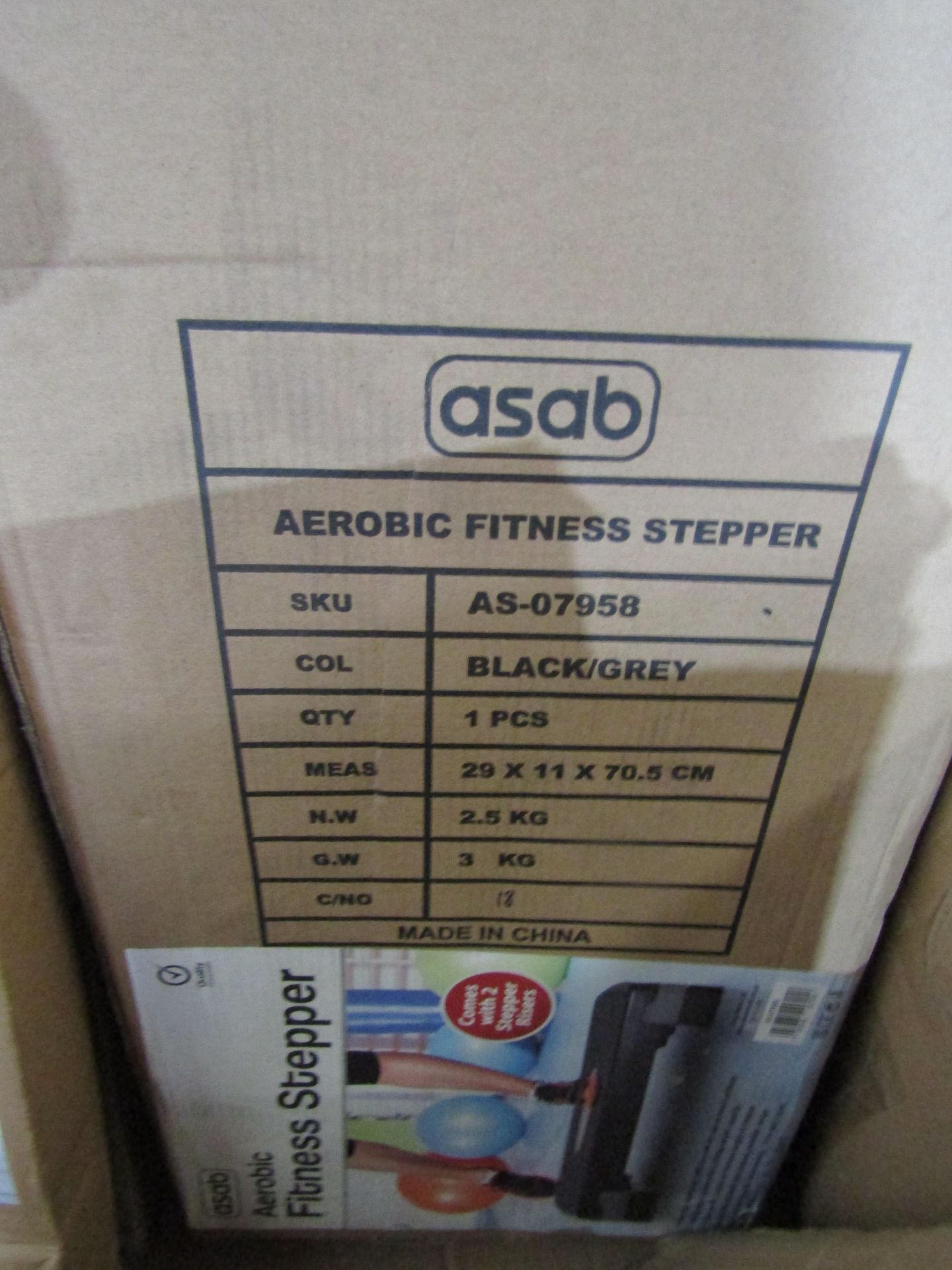 Asab - Aerobic Fitness Stepper - Boxed.