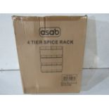 Asab - 4-Tier Cabinet Spice Rack - Boxed.