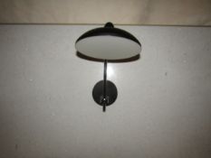 Chelsom - Chrome & Black Adjustable Angle LED Wall Light - New & Boxed.