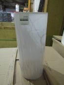 5x Chelsom Cylinder 15cm White Shade - New & Packaged