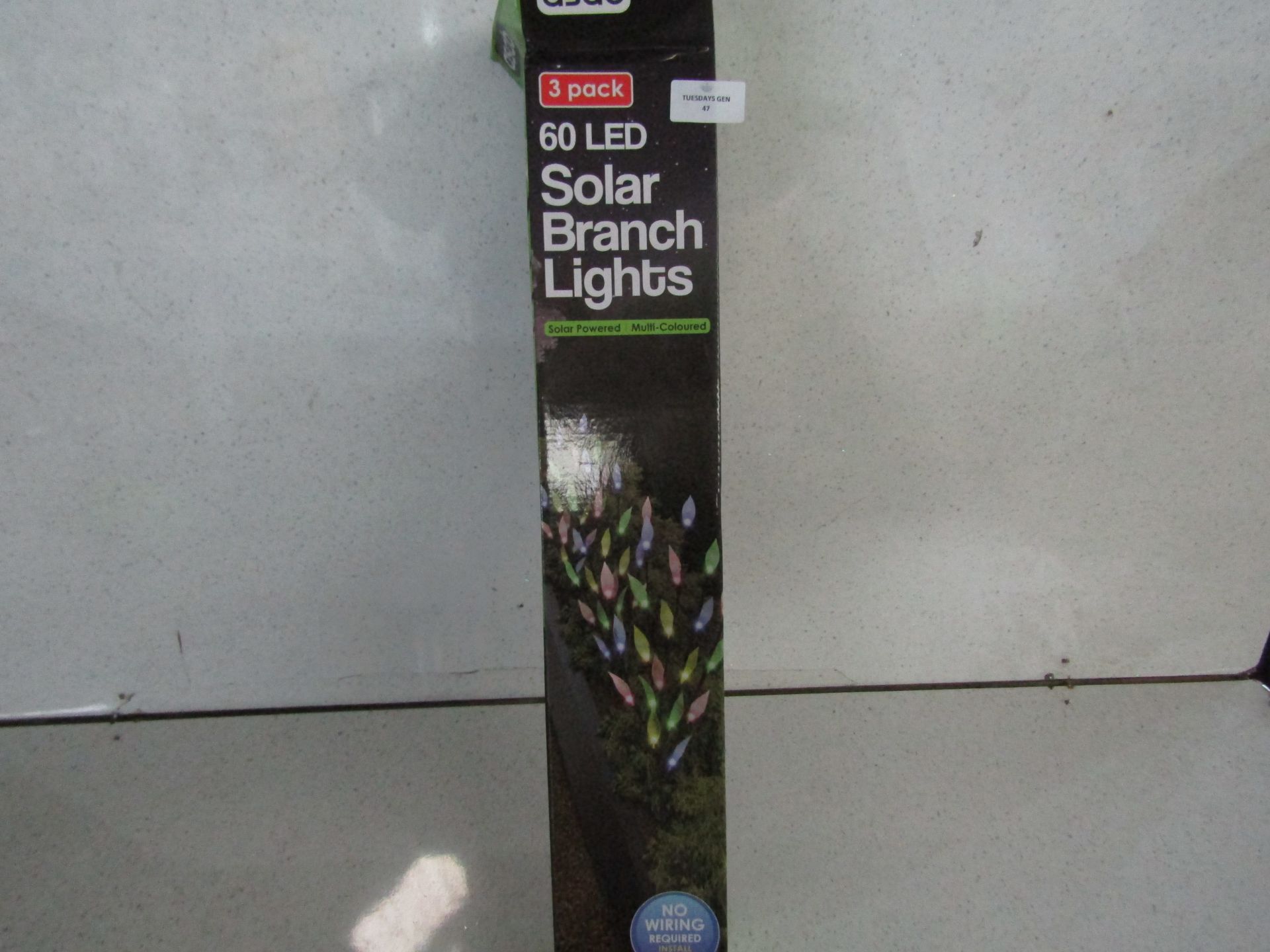 Asab - 3-Pack Solar Branch Lights 60 LEDs - Unchecked & Boxed.